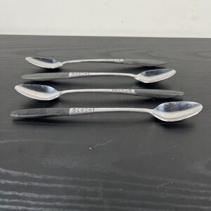 Ekco Eterna Flatware‎ Forced Stainless Dessert Spoons x4